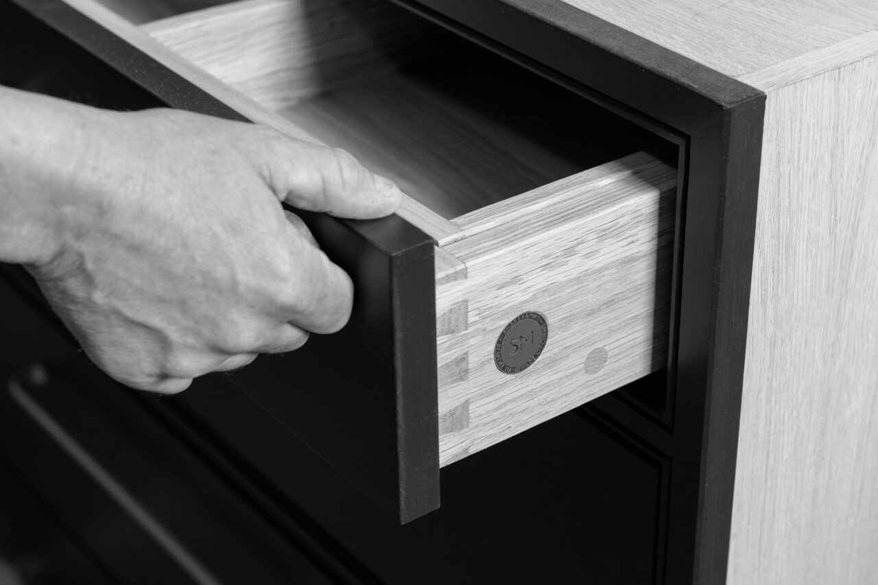 Inside the Shaker & May cabinetry workshop in Frome
